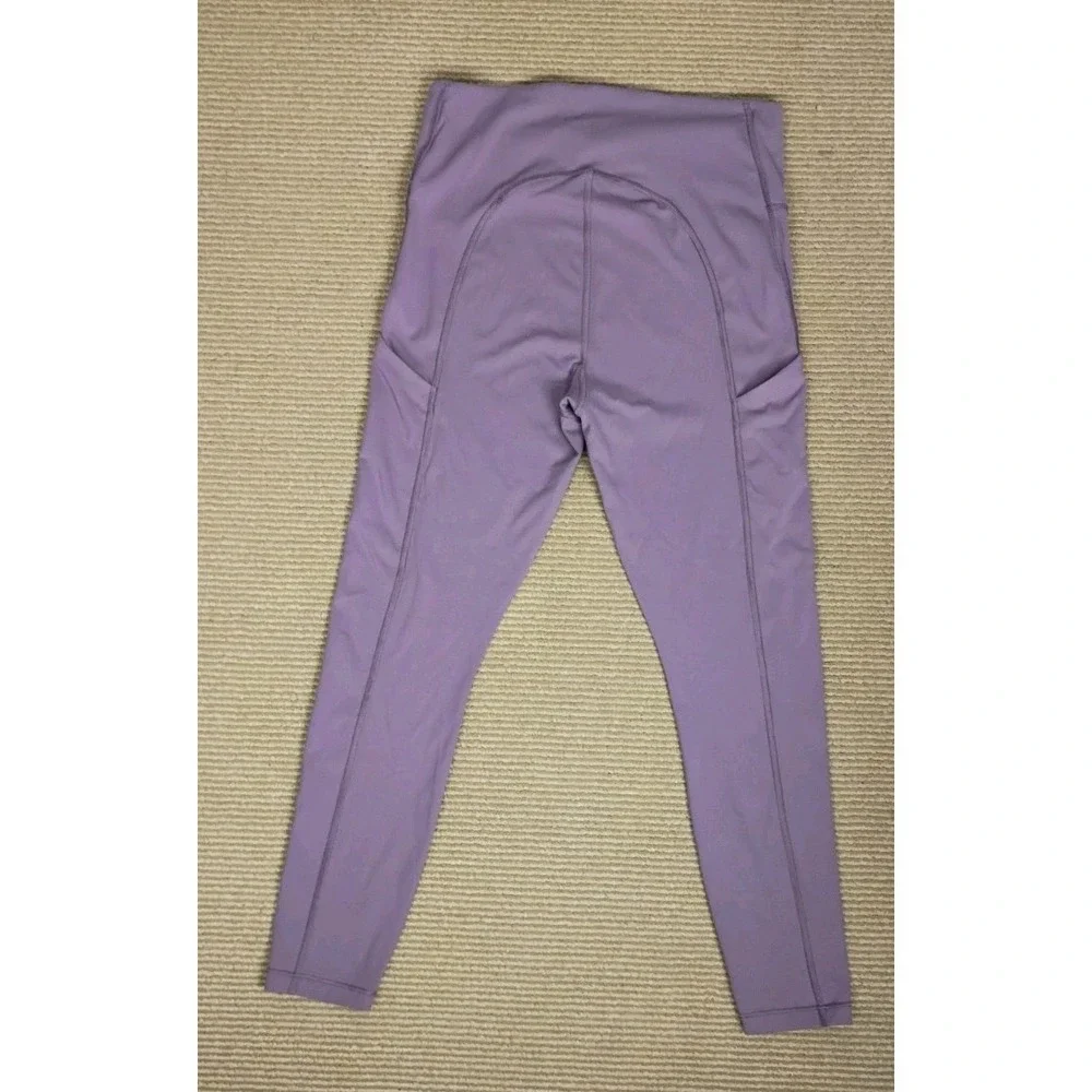 ATHLETA‎ Ultimate Stash Pocket 7/8 Tight LEGGINGS Size S Mauve